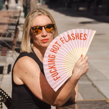 Handfläkt – F*cking Hot Flashes
