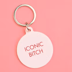 Nyckelring Iconic bitch