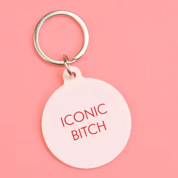 Nyckelring Iconic bitch