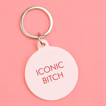 Nyckelring Iconic bitch