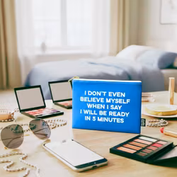 Necessär-Blå Believe