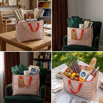 Jumboväska-Blomster