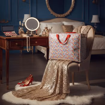 Jumboväska-Blomster