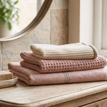 Kökshandduk och kökstrasor 3-pack-Rosa