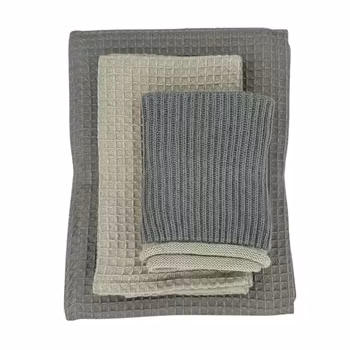 Kökshandduk och kökstrasor 3-pack-Grön