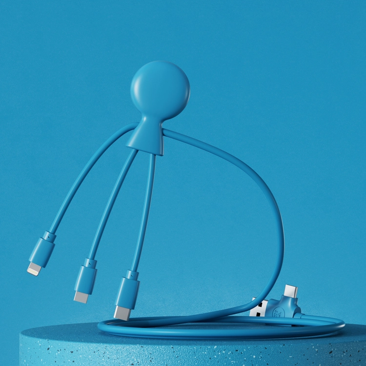 Laddkabel-Mr Bio allt-i-ett blå