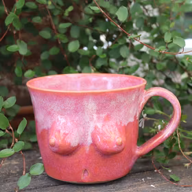 Bröstkoppen, rosa