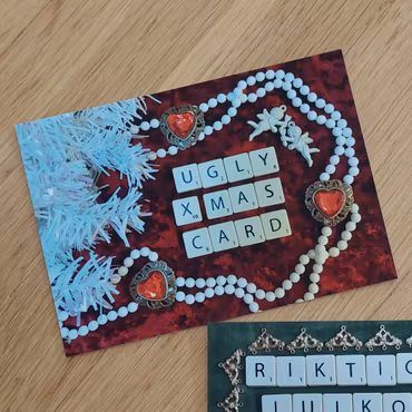 JULKORT "Ugly xmas card" A6