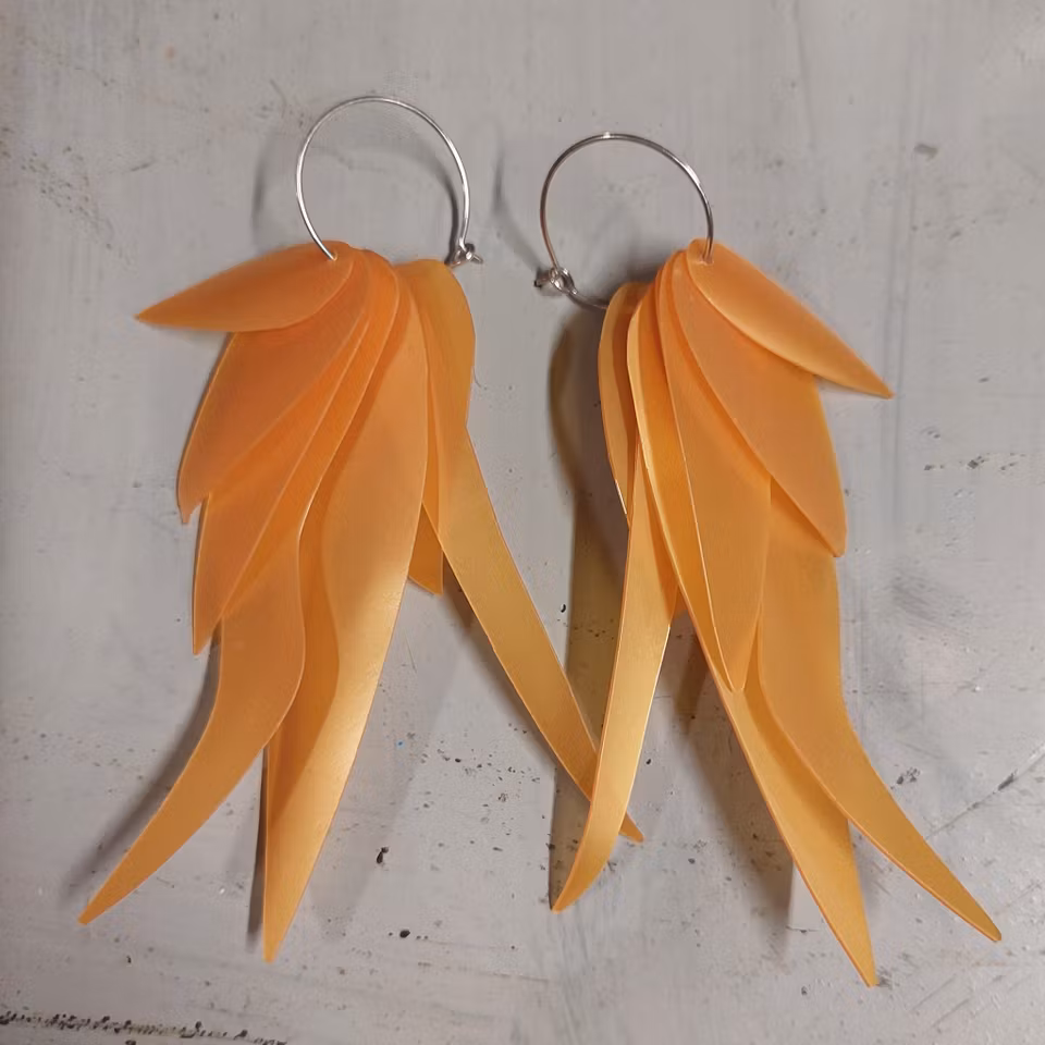 CLEAN SODA Leaf - Shiny gulig orange