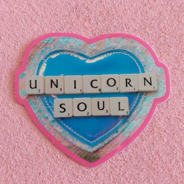 Klistermärke - Unicorn soul