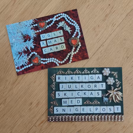 JULKORT 4-pack (2 av varje motiv) A6