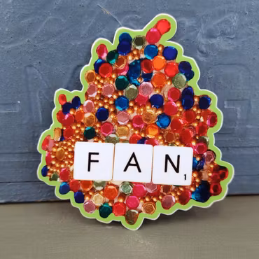 Klistermärke - FAN