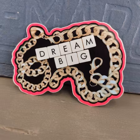 Klistermärke - DREAM BIG