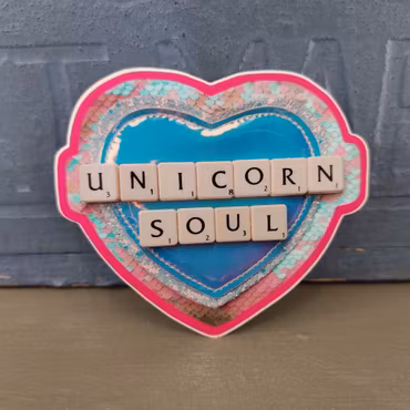 Klistermärke - Unicorn soul