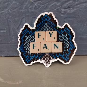 Klistermärke - FY FAN