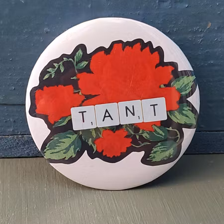 PIN stor - TANT (blomma)