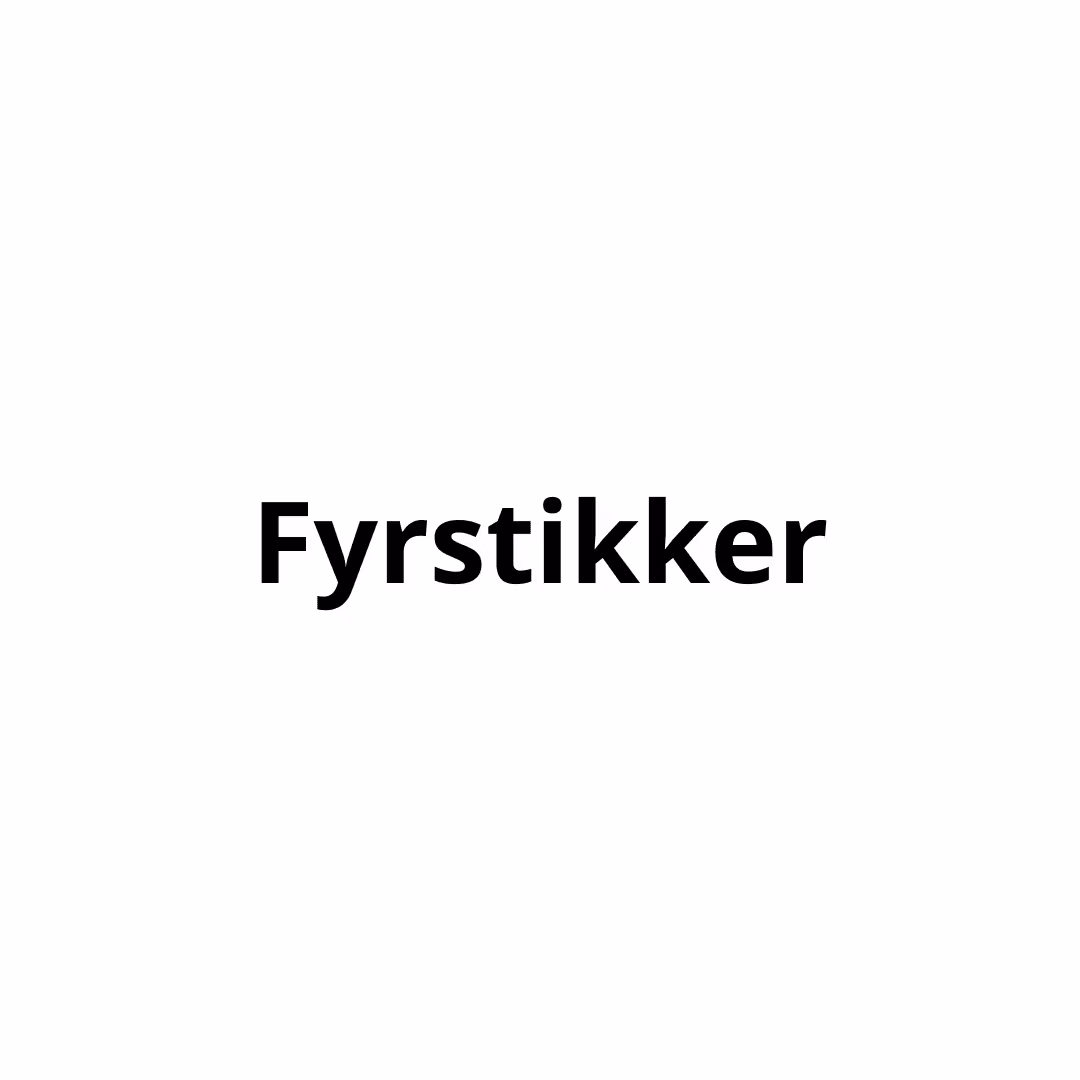 Fyrstikker - Snus på nett - dinsnus.no
