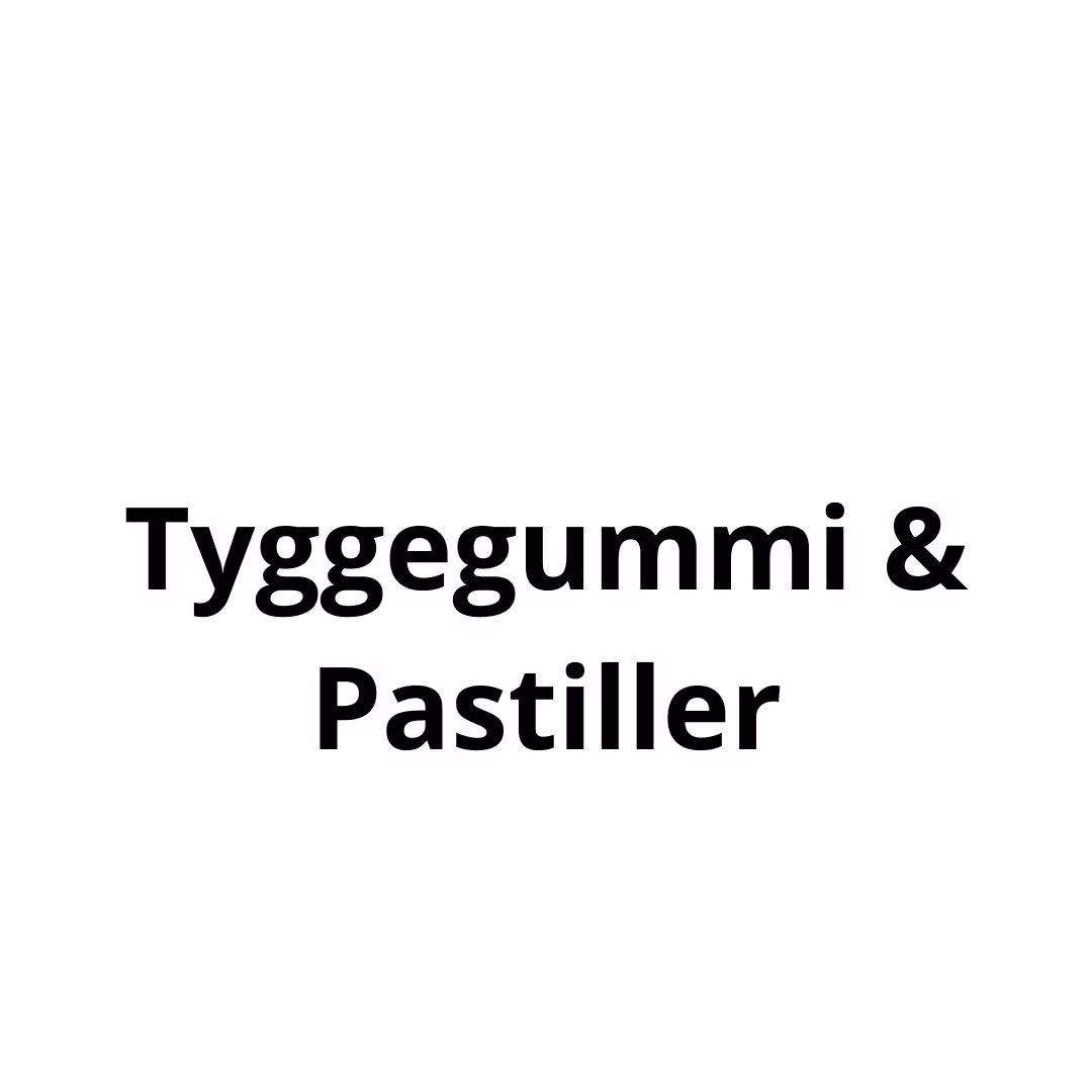 Tyggegummi og pastiller - Snus på nett - dinsnus.no