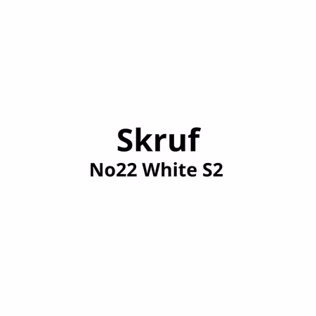 Skruf No22 White S2 | 10stk