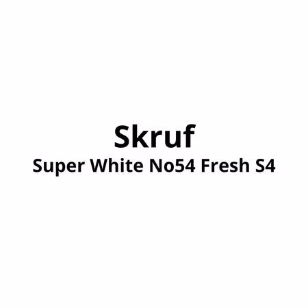 Skruf Super White No54 Fresh S4 | 10stk