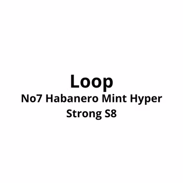 Loop No7 Habanero Mint Hyper Strong S8 | 10stk