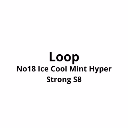 Loop No18 Ice Cool Mint Hyper Strong S8 | 10stk