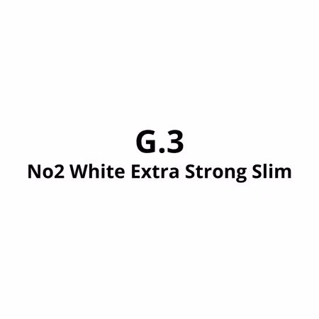 G3 No2 White Extra Strong Slim | 10stk