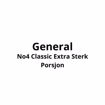 General No4 Classic Extra Sterk Porsjon | 10stk - 849,-