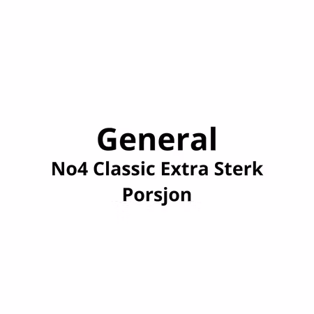 General No4 Classic Extra Sterk Porsjon | 10stk