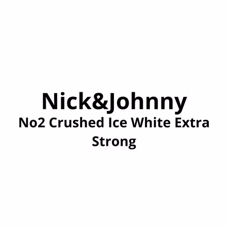 Nick and Johnny No2 Crushed Ice White Extra Strong | 10stk
