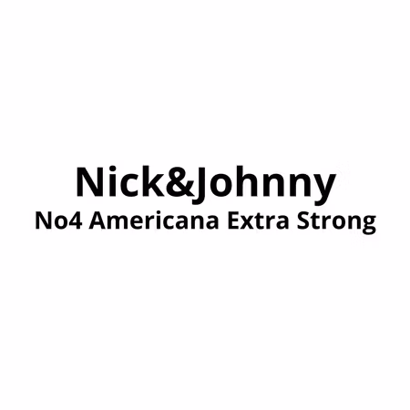 Nick and Johnny No4 Americana Extra Strong | 10stk