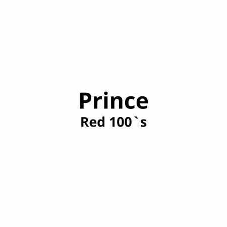 Prince Red 100'S 20pk ×10 stk Kartong