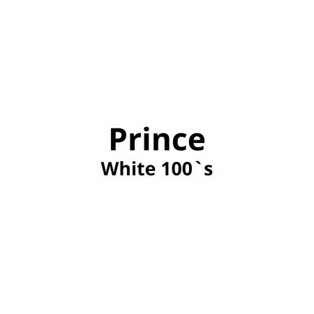 Prince White 100'S 20pk ×10 stk Kartong