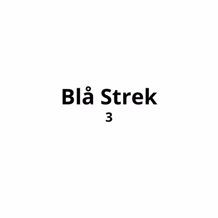 Blå Strek 3 (5pk) 335,80 pr stk
