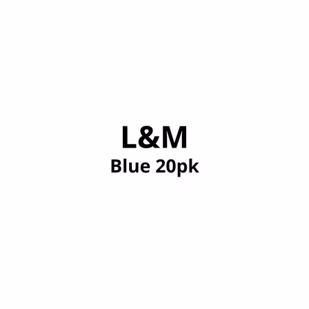 L&M Blue 20pk – Kartong 10 × 20 sigaretter