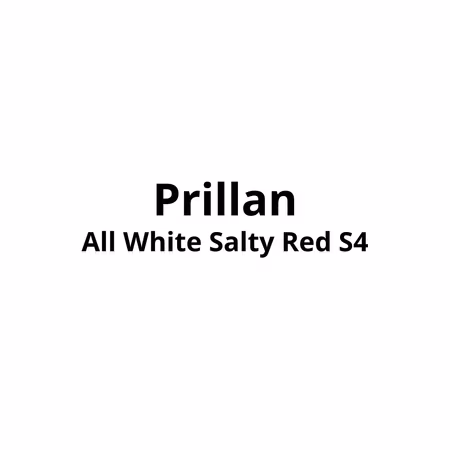 Prillan All White Salty Red S4 - 10 stk
