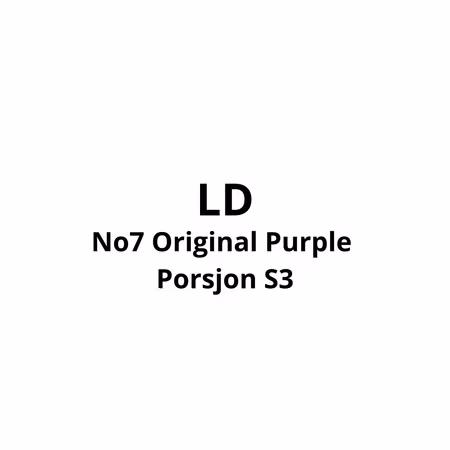 LD No7 Original Purple Porsjon S3 | 10stk