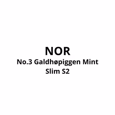 NOR No.3 Galdhøpiggen Mint Slim S2 - 10stk