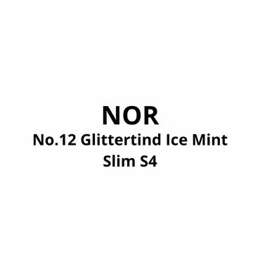 NOR No.12 Glittertind Ice Mint Slim S4 - 10 stk