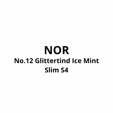 NOR No.12 Glittertind Ice Mint Slim S4 - 10 stk