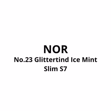 NOR No.23 Glittertind Ice Mint Slim S7 - 10stk