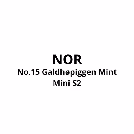 NOR No.15 Galdhøpiggen Mint Mini S2 - 10stk