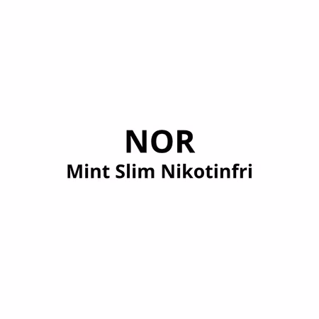 NOR Mint Slim Nikotinfri - 10stk