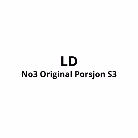 LD No3 Original Porsjon S3 - 10stk