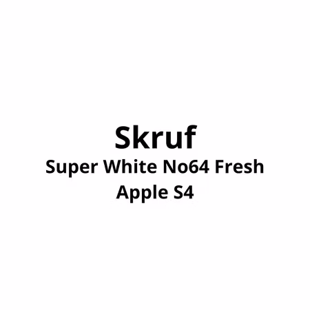 Skruf Super White No64 Fresh Apple S4 | 10stk - 869,-