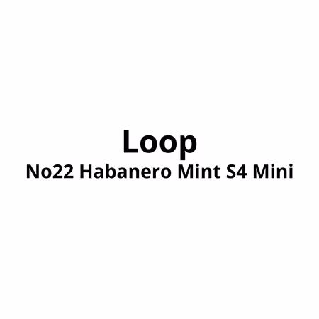 Loop No22 Habanero Mint S4 Mini | 10stk - 629,-