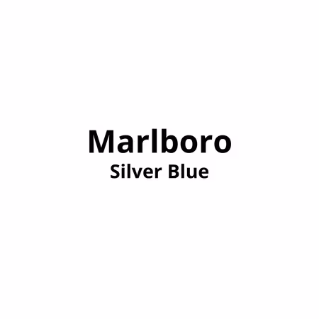 Marlboro Silver Blue 20pk × 10 stk Kartong - 1599,-