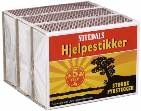 Fyrstikker 3pk Nitedals - 29,90,-