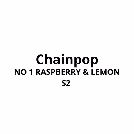 Chainpop No1 Raspberry & Lemon S2 | 10stk - 529,-