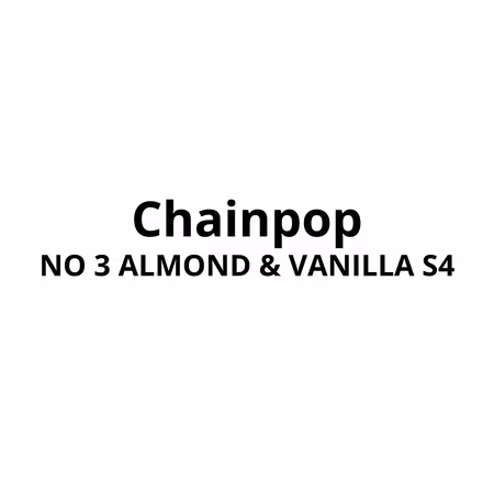 Chainpop No3 Almond & Vanilla S4 | 10stk - 529,-